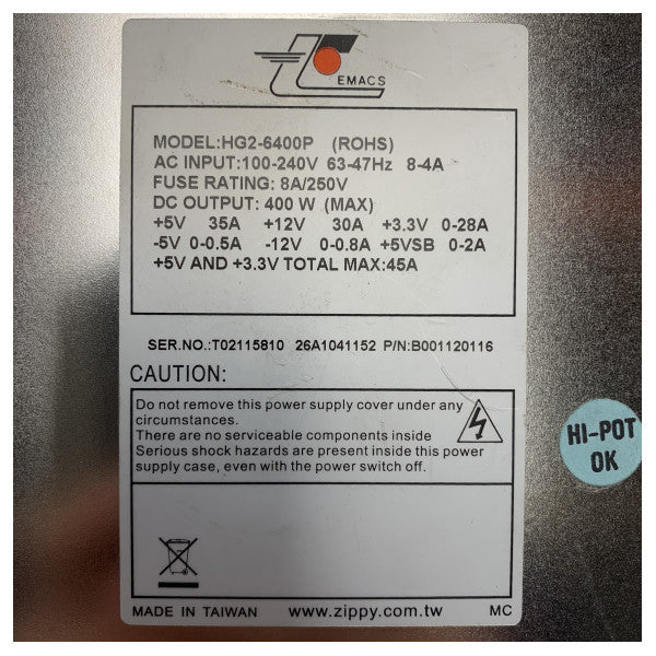 Модуль живлення Hatteland HG26400P