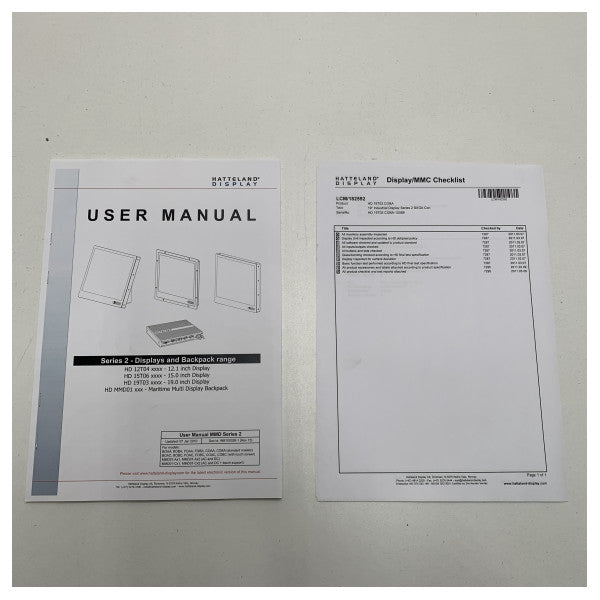 Hatteland HD 19T03C OBA 19-tums industriell pekskärm - HD19T03COBA + HDMMD0