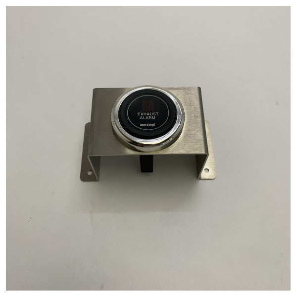 Vetus XHI12B Marine Exhaust Alarm with Stainless Steel Mount | High Temp Warning for Boats 