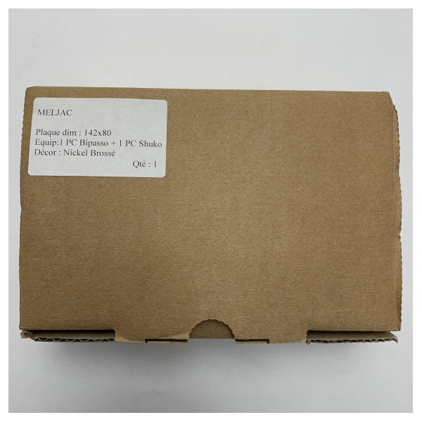 メルジャックマリンステンレスデュアルソケットプレート-ボート用防水バイポーラ＆Schukoコンセント