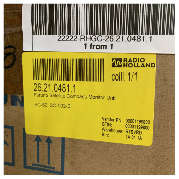 信頼できる船舶ナビゲーションのためのFuruno SC-502海洋衛星コンパス表示ユニット 