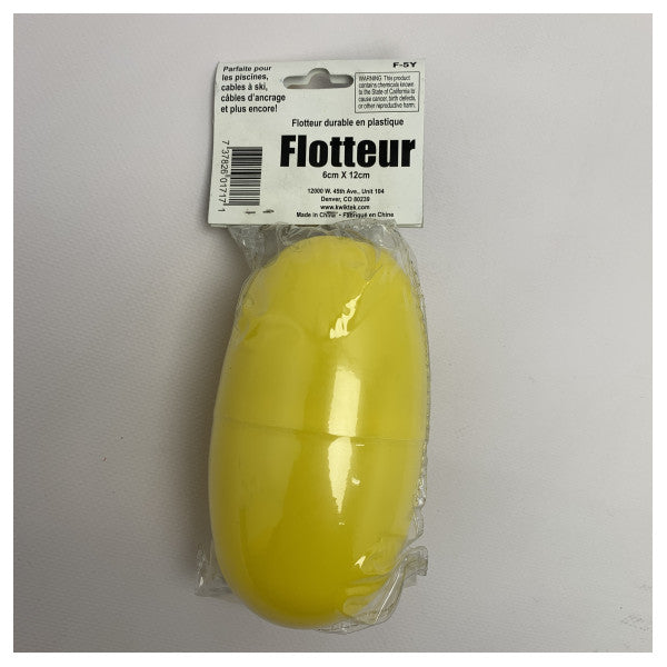 Airhead Plastic Line Floater Jaune - F -5Y