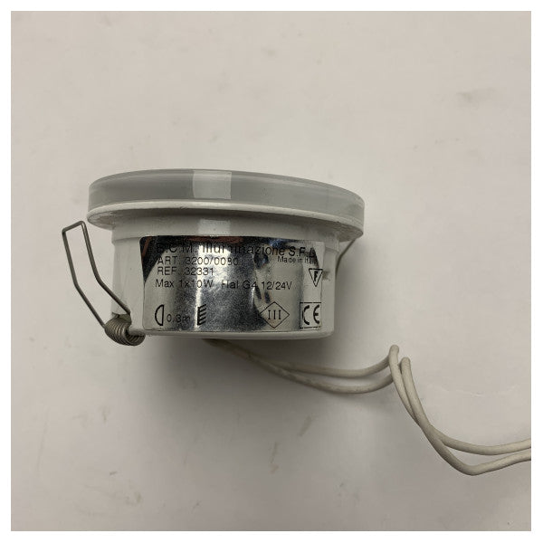 BCM Vedenpitävä Marine Spotlight 80mm | Kestävä 12V / 24V halogeeni upotettu valonheitin veneisiin ja jahteihin.
