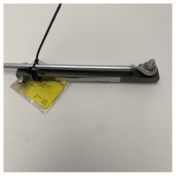 Conjunto de Barra de Feedback Marinha com Juntas Esféricas - Ligação de Controle Durável e Resistente à Corrosão para Navios 