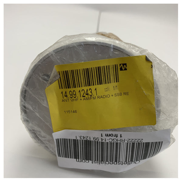 RR Electronic DELTA 200S Marine Antenna for VHF, AM, FM, and SSB 