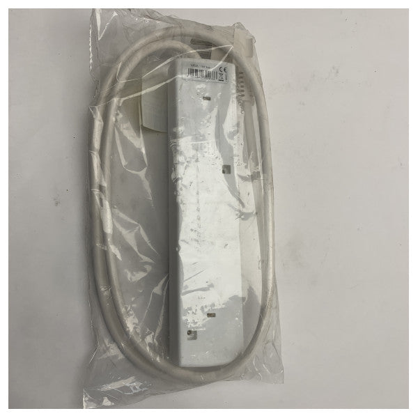 Strip tal-enerġija 3-Way Affidabbli b'Plug Magħqud - 15W - Soket ta' Estensjoni Maritt tal-Ħidma Ħoxna 