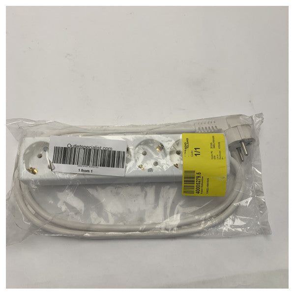 Pouzdana trostruka produžna utičnica s uzemljenom utikačem - 15W - Izdržljiva morska produžna utičnica 