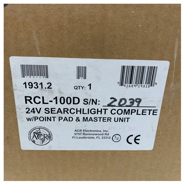 ARC RCL-100D 24V ferngesteuertes Suchlicht