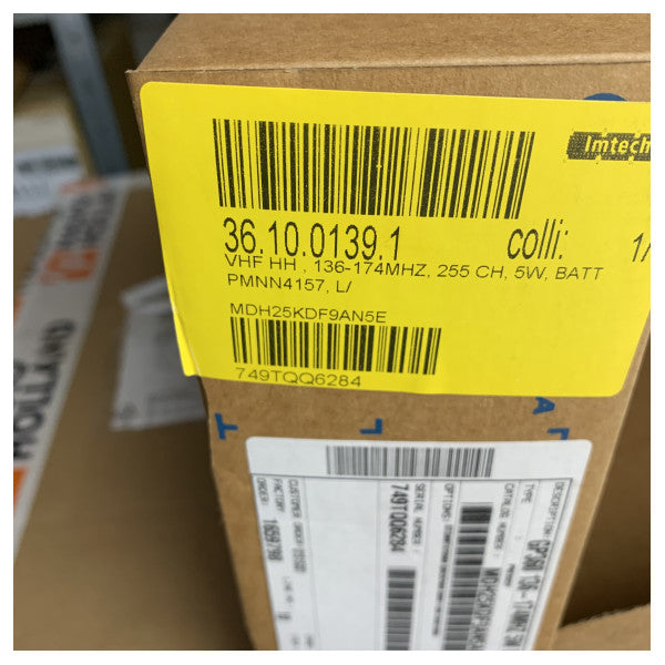 Motorola GP360 2-way VHF Handheld Marine Radio - 5W 136-174MHz 