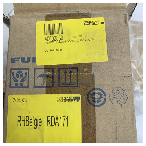 Furuno ECDIS Radar EC3000-60 FIL 100VAC FIL BLOCK W/03P9341B - 00119111000 