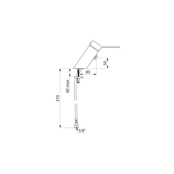 Delabie 2621MINIEP rubinetto da cucina monocomando cromo