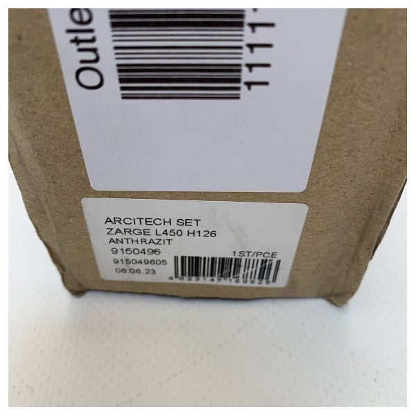 Набір направляючих ящиків Hettich Arcitech 450 мм морського класу з м'яким закриттям 