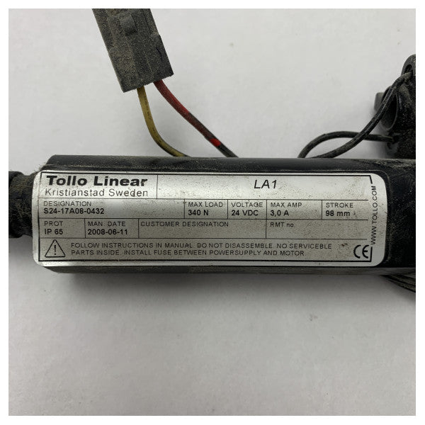 Linak LA1 elektrischer Antrieb 98 mm Hub 24V 3A - 524-17A08-0432