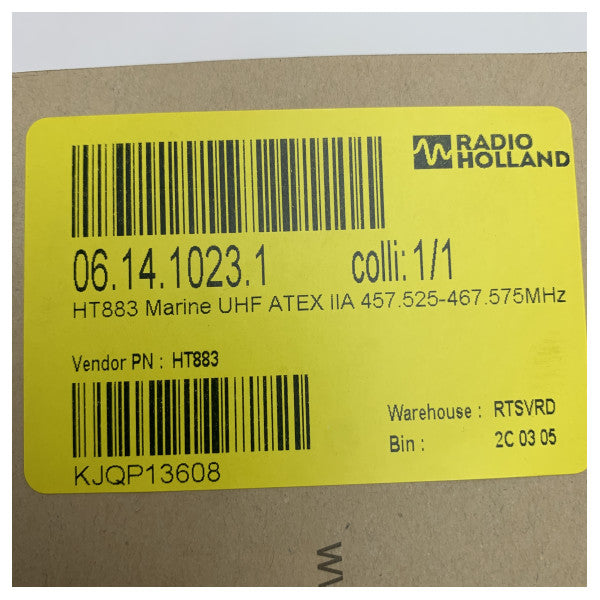 Entel HT883 ATEX UHF Radio Marino Bidirezionale IIA Entry LCD 