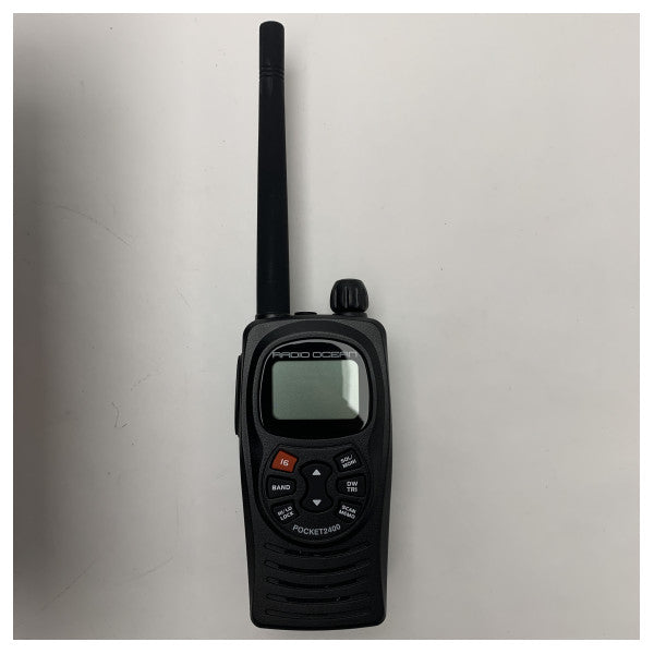 Radio Ocean Pocket 2400 Tragbares VHF-Marinradio - Zuverlässiges wasserdichtes Handgerät 