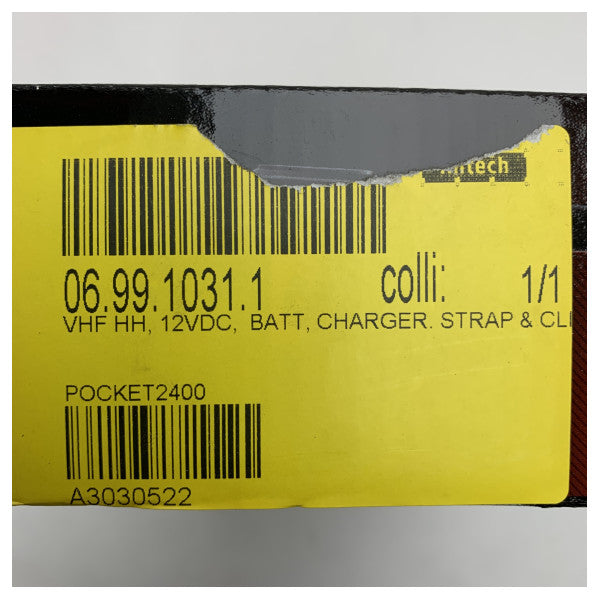 Radio Ocean Pocket 2400 Tragbares VHF-Marinradio - Zuverlässiges wasserdichtes Handgerät 