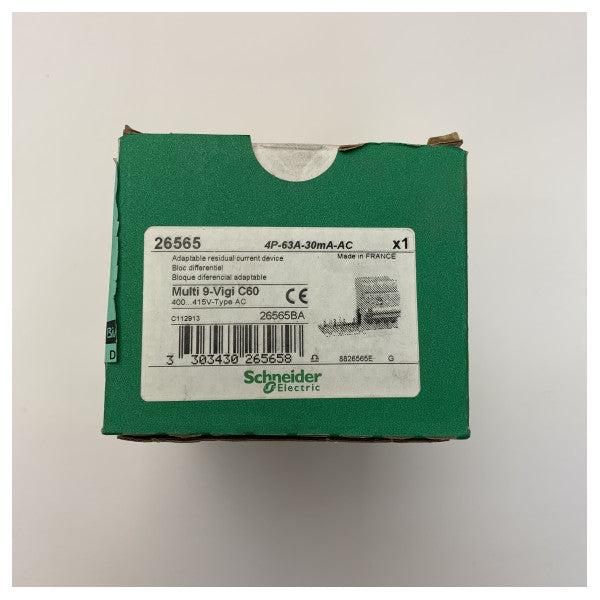 Schneider Electric Multi 9-Vigi C60 earth leakage add-on