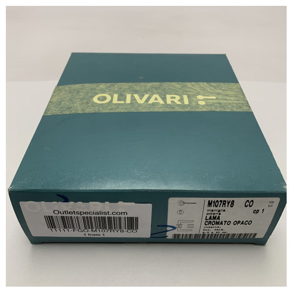 Olivari M107RY8-CO manico a lama cromato opaco design premium