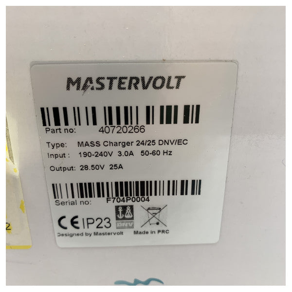 Зарядний пристрій Mastervolt Mass 25A | 24V | 2-вихідний зарядний пристрій DNV-GL - 40720266