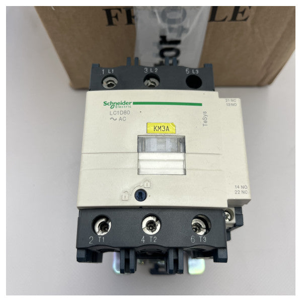 Schneider Electric LC1-D80 Contacteur 3 pôles 240V AC Durable Marine Grade Motor Control Switch