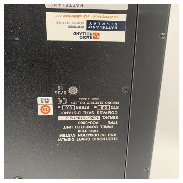 Furuno FMD-3100 con PCU-3000 Pantalla de cartas y sistema de información ECDIS de 24 pulgadas 