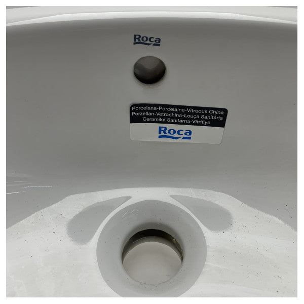 De Roca 276657 NEO Овален керамичен умивалник - издръжлива и устойчива на влага морска мивка за компактни пространства