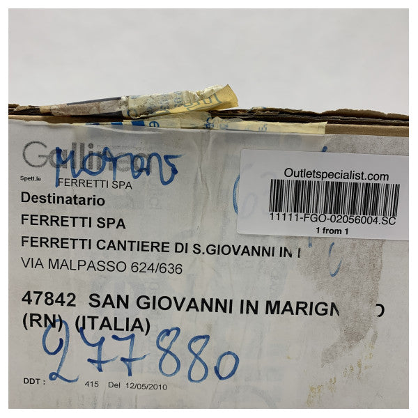 Gallinea högkvalitativ 560 mm 24V vindrutetorkare för marinmotor - 02056004.SC