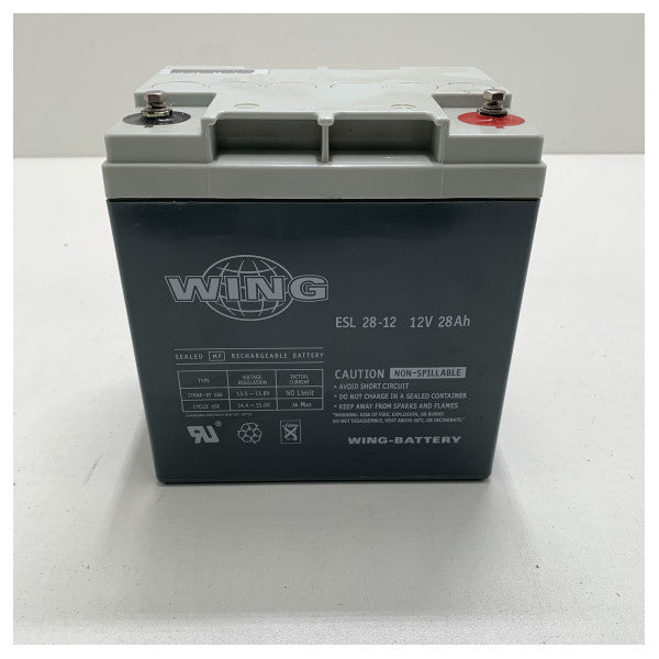 Wing Battery ESL 28-12 28AH - 12V Battery