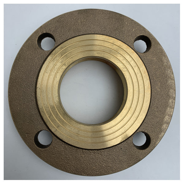 Guidi Bronze Marine Flange DN65 2 1/2 Inch Female Threaded PN6 � Corrosion Resistant Pipeline Connector
