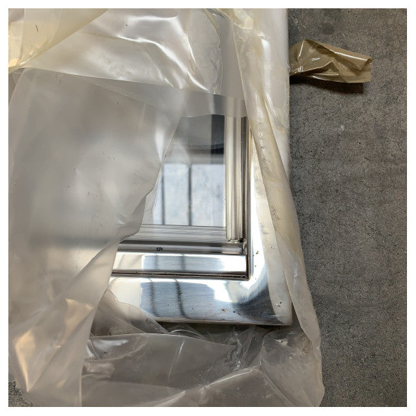 Parema SRL transparent duschdörr i rostfritt stål