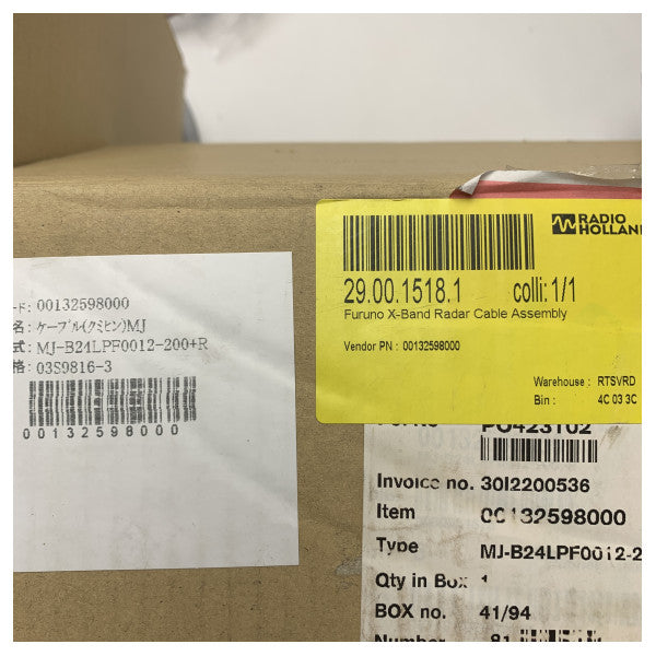 Кабелна асамблея Furuno X-Band Radar 20M 00132598000 - 03S9816-S 