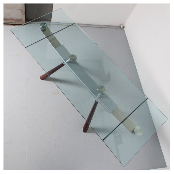 Lâmina de mesa em vidro cristal Reflex 200 x 110 cm - 28992Q