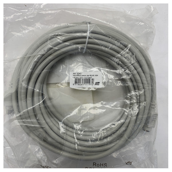 Keyboard - Mouse extension cable PS/2 male 10M