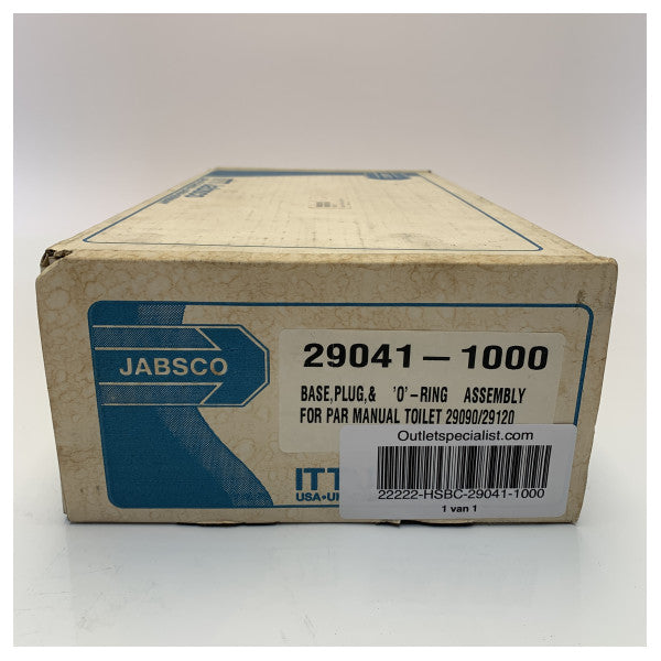 Jabsco universal marine toilet base white - 29041-1000