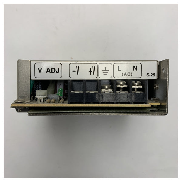 Fonte de alimentação marítima Mean Well 5V 25W com caixa metálica robusta e ajuste de tensão