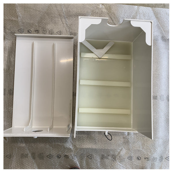 FEIT Marine Battery Box Enclosure Durable Steel Enclosure for Motor Batteries - 600 x 380 x 325 mm