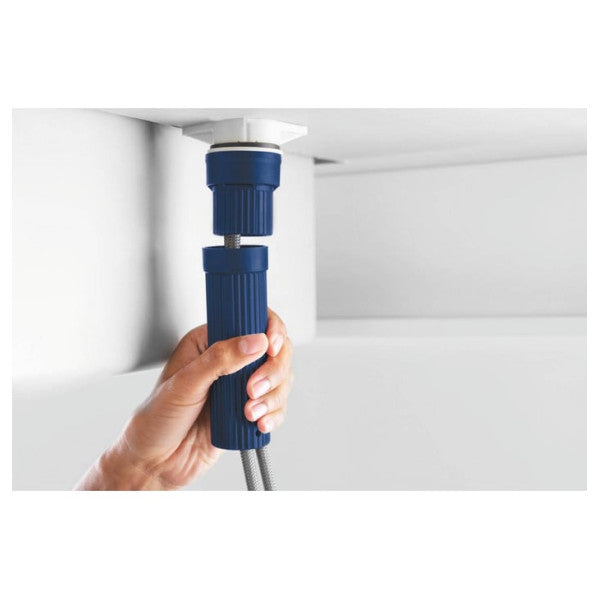 Одноричажний змішувач для кухні Grohe QuickFix Start Curve вкладка хром