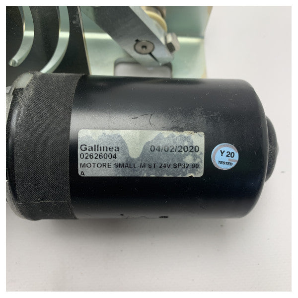 Gallinea A-PM 24V SP32 90 degree windscreen wiper motor 02626004 - 9900568