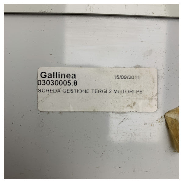 Gallinea 2-wiper windscreen wiper control box white - 03030005.8