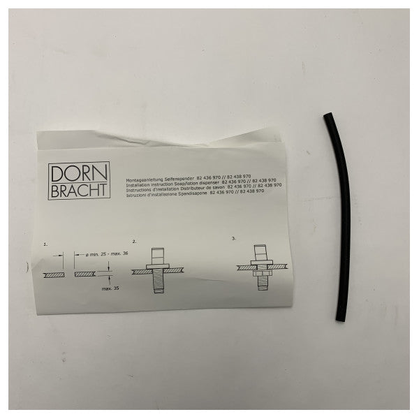 Вбудований хромований дозатор мила Dornbracht для кухонної мийки - 82438970-00