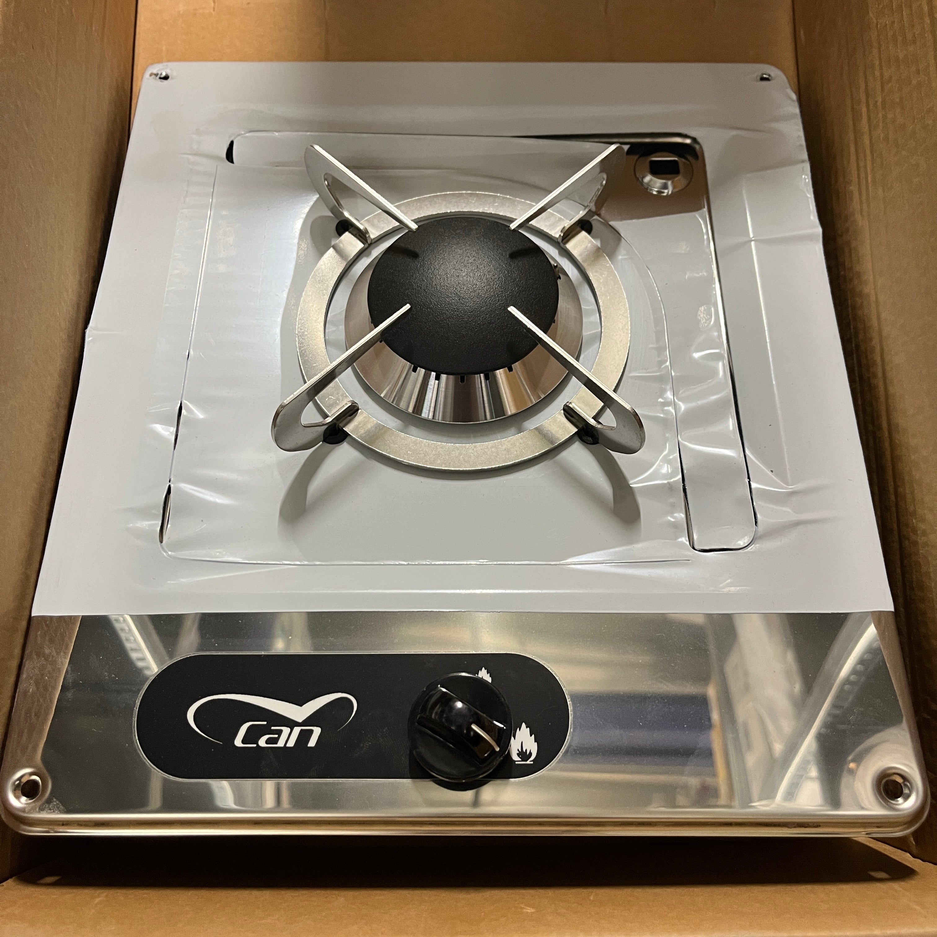 Kan 1 -Burner rustfritt stål gass komfyrinstallasjon - PC1320