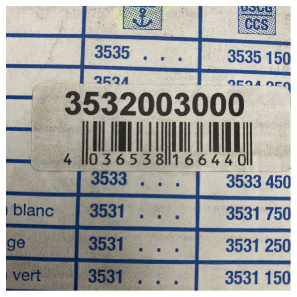 Aqua Signal serie 55 masthead navigationsljus 225 grader 3 nm - 3532003000