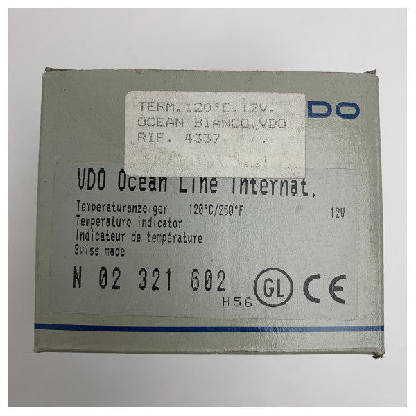 VDO N02321602 OceanLine 12V Temperaturanzeige