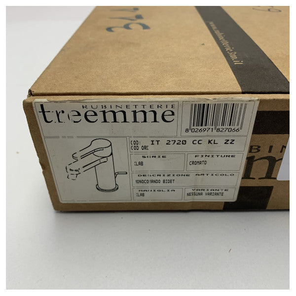 Treemme 2720 CC KL misturadora de bidé cromada