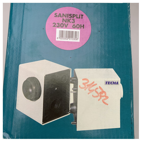 Κιτ αντλίας γκρίζου νερού Tecma SANISPLIT NK3 230V