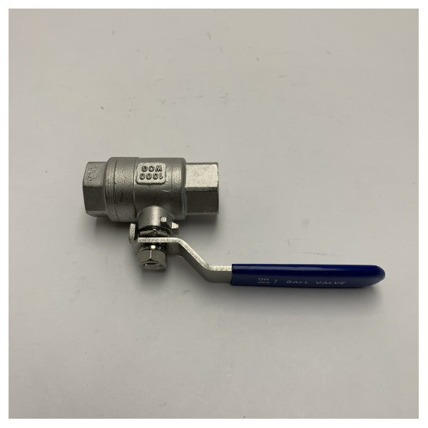 Valvola a sfera in acciaio inossidabile Vetus BV1/2 da 19 mm, 1/2 pollice, 316-1/2.