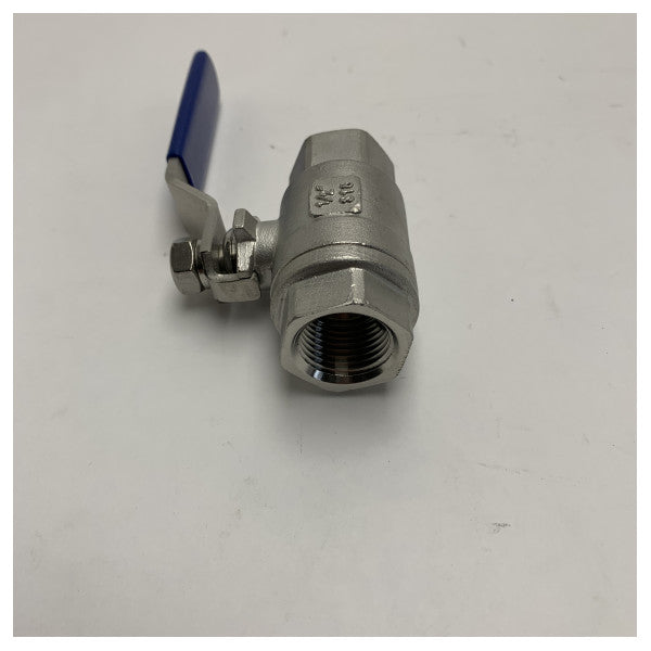 Valvola a sfera in acciaio inossidabile Vetus BV1/2 da 19 mm, 1/2 pollice, 316-1/2.