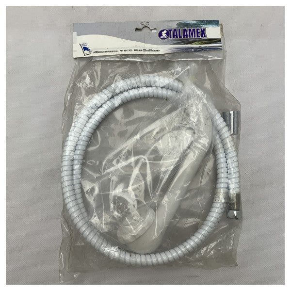 Комплект палубний душ Talamex + шланг білий