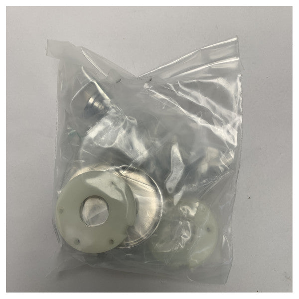 طقم قفل باب نحاسي مطلي بالكروم 2900 R 6 من كرومولوسيدو - PS2900R6C