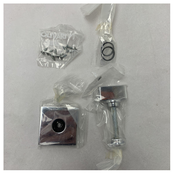 Набір ручок з хромованої латуні Olivari H202V6B-CR Комплект дверних ручок Olivari H202V6B-CR